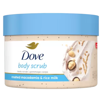 Dove Crushed Macadamia & Rice Milk piling za telo