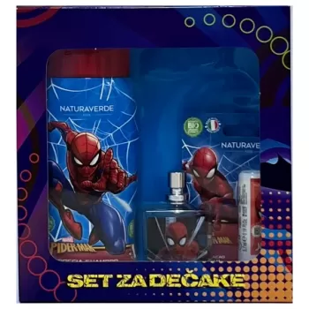 Disney Set Spiderman kupka + balzam za usne + parfimisana voda