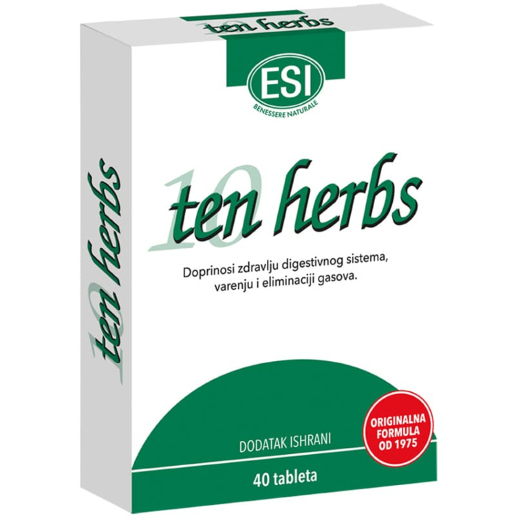 ESI Ten Herbs 40 tableta