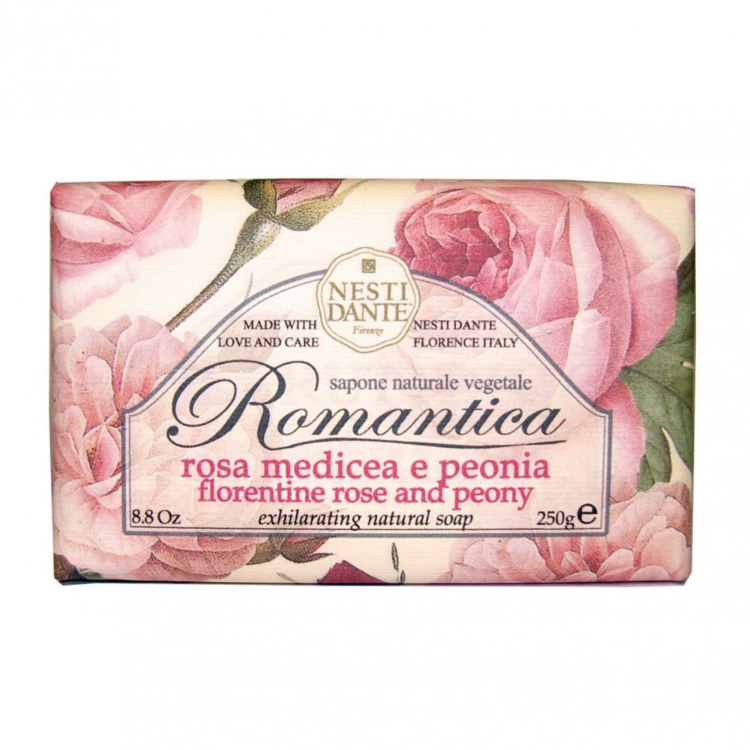 Nesti Dante Romantica Ruža i božur sapun 250g