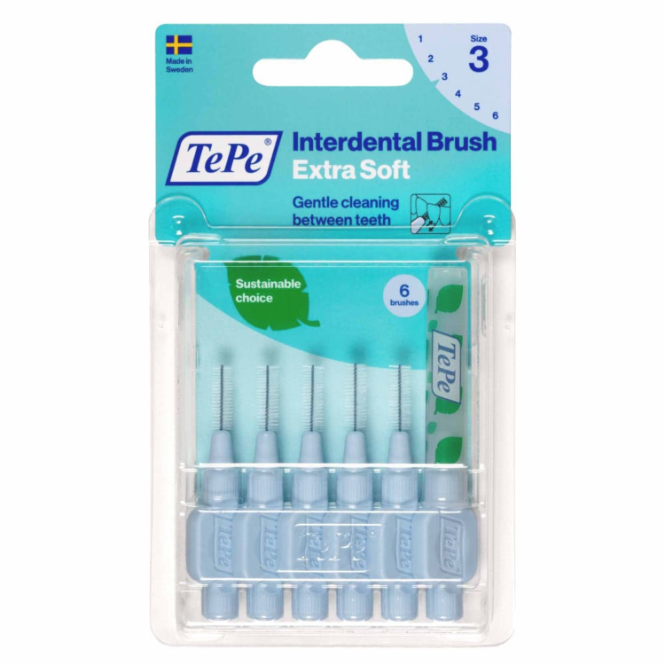 TePe interdentalna četkica Extra Soft 0 6mm Plava 6 komada