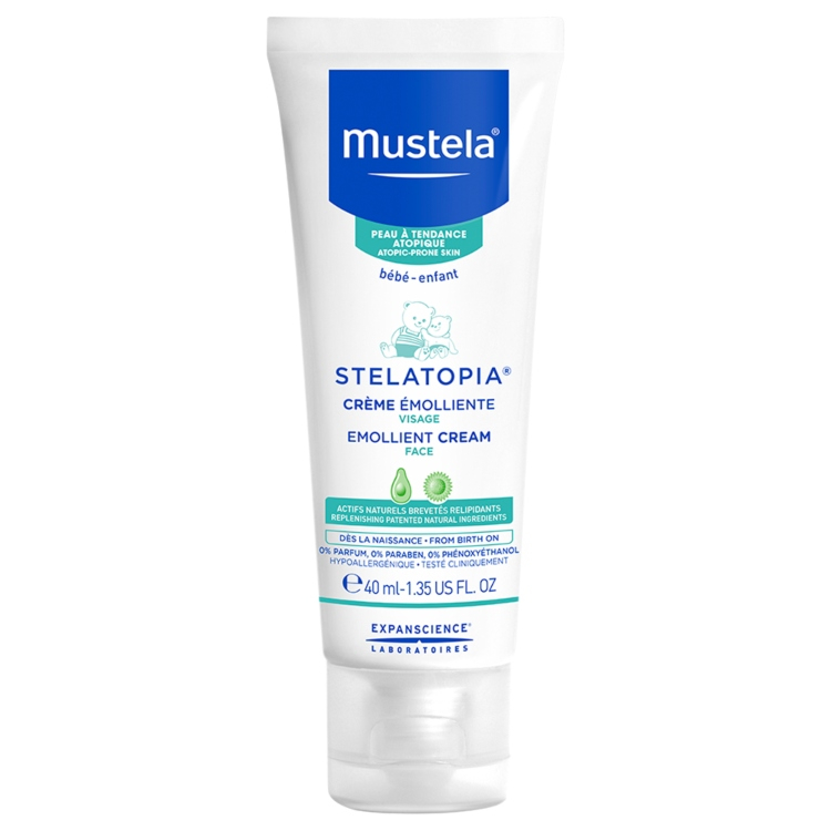 Mustela Stelatopia emolijentna krema za lice 40ml