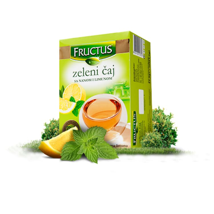 Fructus Zeleni čaj sa nanom i limunom