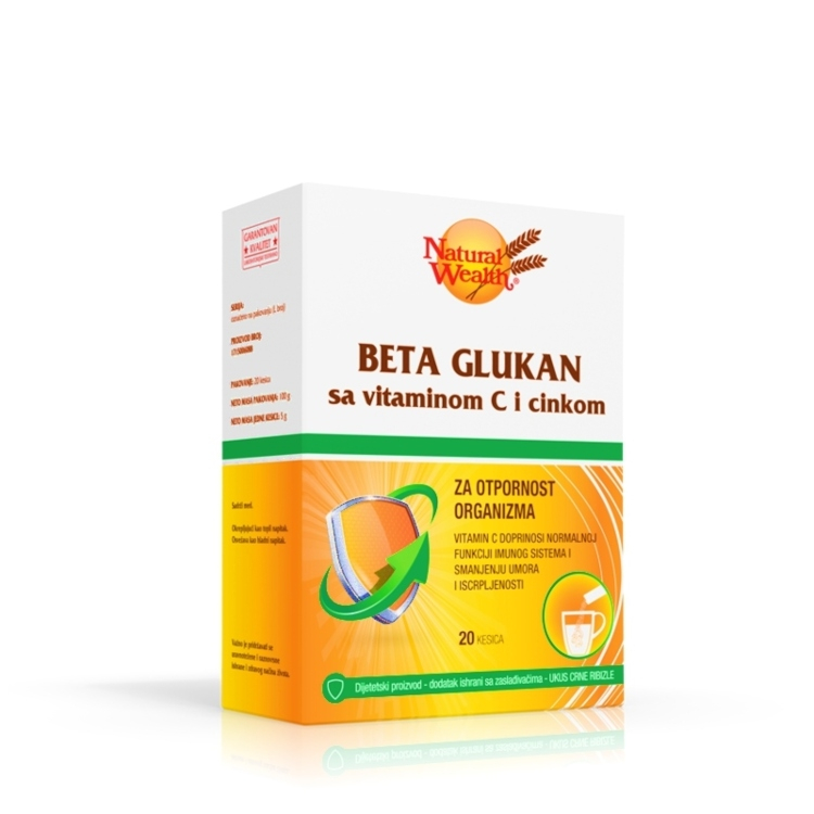 Natural Wealth Beta Glukan 20 kesica