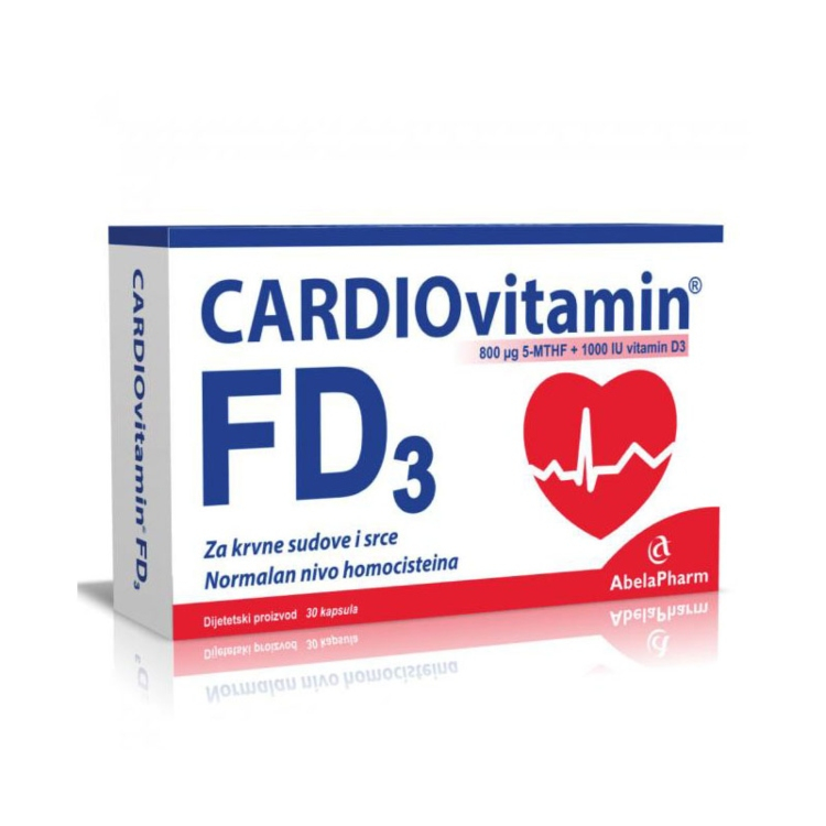Cardiovitamin FD3 30 kapsula