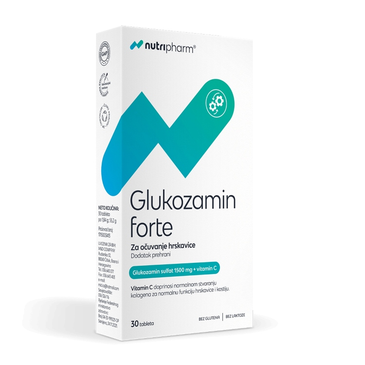Nutripharm Glukozamin Forte 1500mg 30 tableta