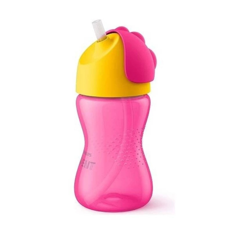 Avent magična šolja sa slamkom 300ml 12m+ roze
