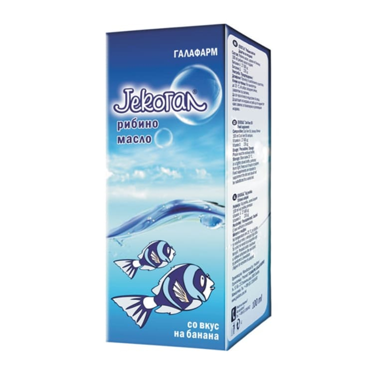 Jekogal riblje ulje banana 100ml