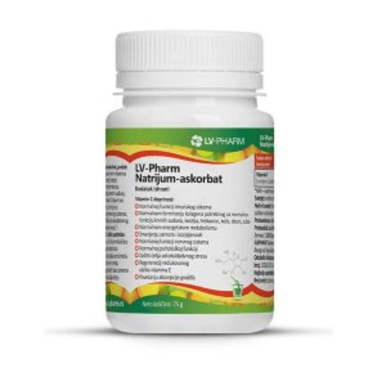 LV-Pharm natrijum askorbat u prahu 75g
