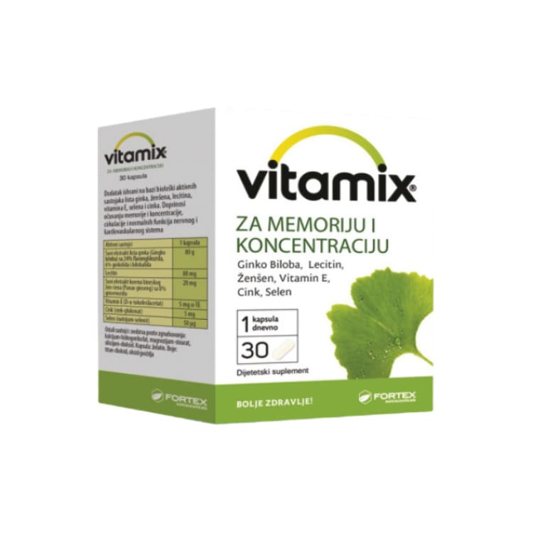 Vitamix za memoriju i koncentraciju 30 kapsula