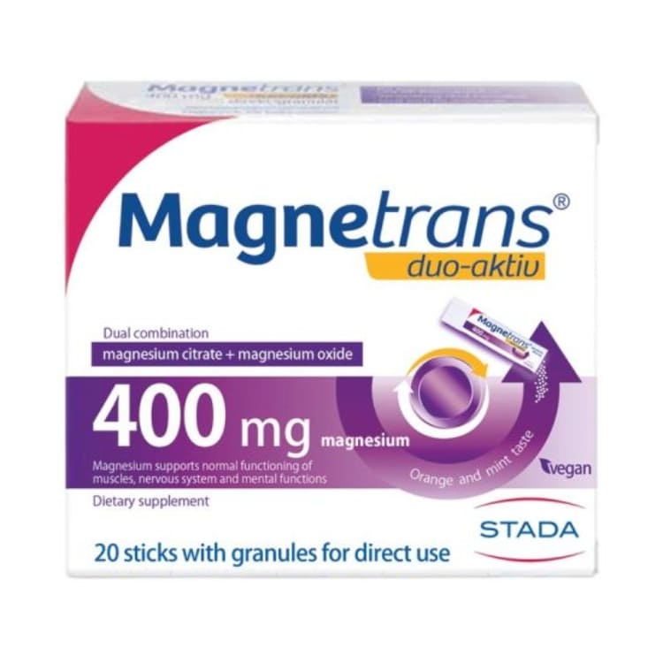 Magnetrans Duo Aktiv 400mg 20 kesica