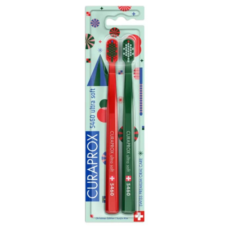 Curaprox Ultra Soft 5460 Christamas Edition 2 četkice