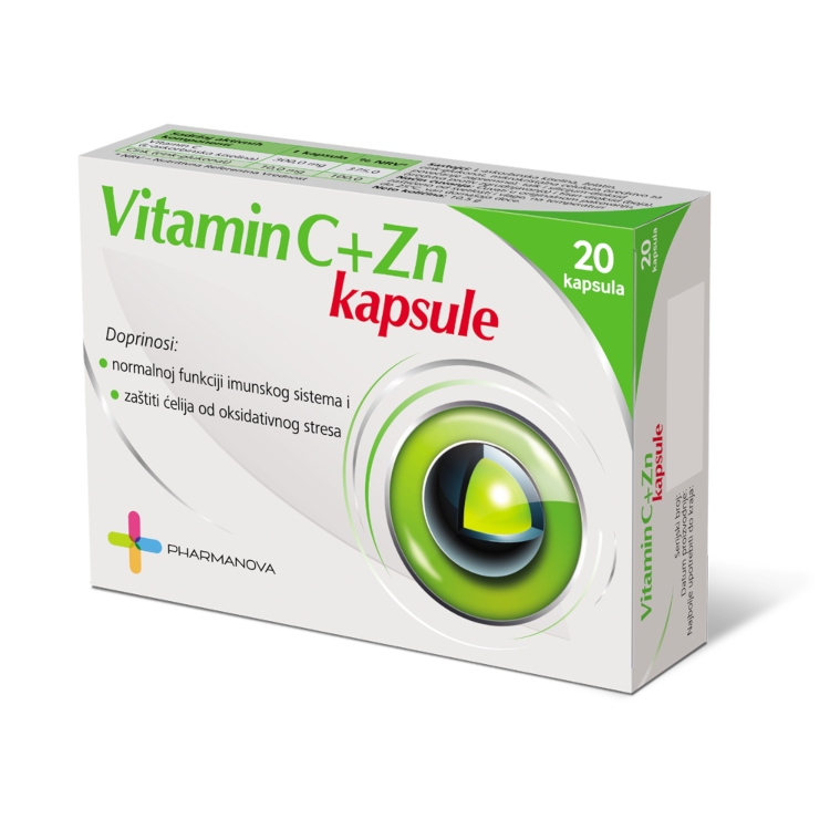 Vitamin C+Zn 20 kapsula