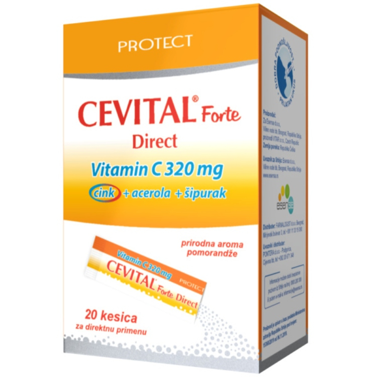 Cevital Forte cink 20 kesica