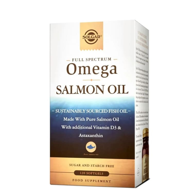 Solgar Full Spectrum Omega Salmon Oil 120 kapsula