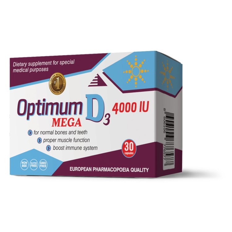 Optimum D3 Mega 4000 IJ 30 kapsula
