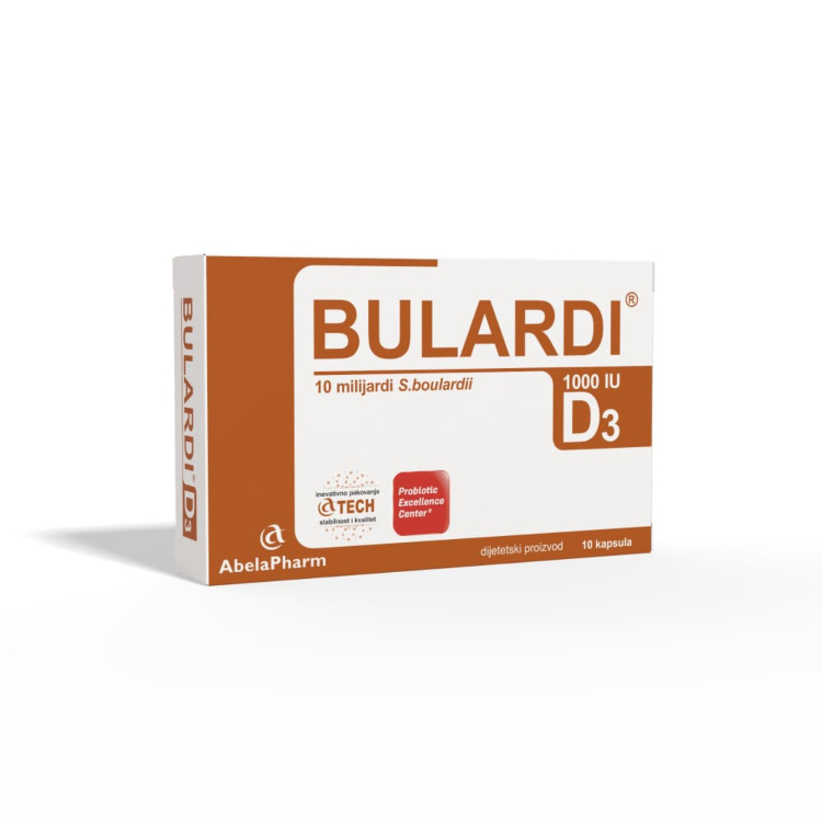 Bulardi 500 + Vitamin D3 kapsule 10 kom