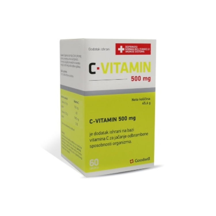 Vitamin C Goodwill 500mg 60 tableta