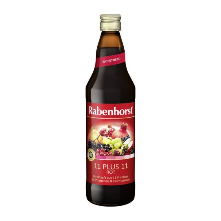 Rabenhorst multivitaminski sok crveni 11+11 750ml