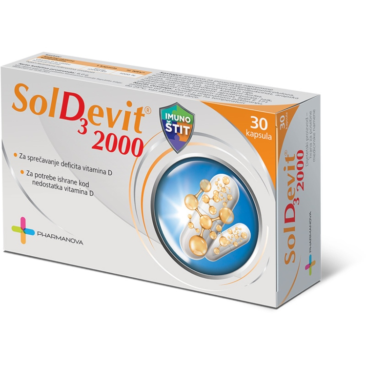 Soldevit 2000 IJ 30 kapsula