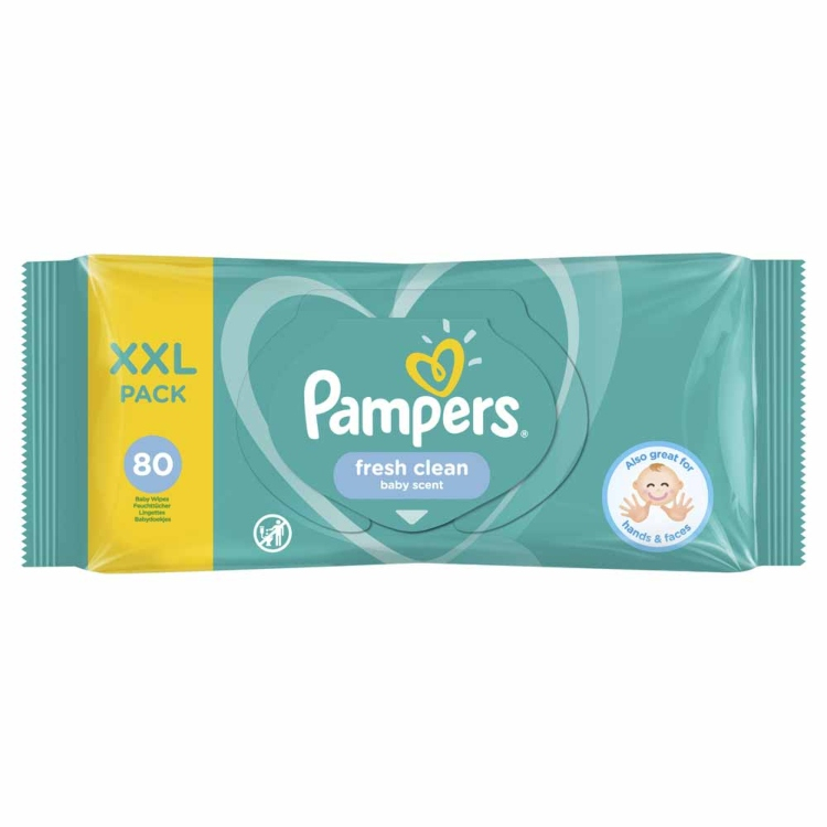 Pampers Fresh Clean vlažne maramice 80 komada