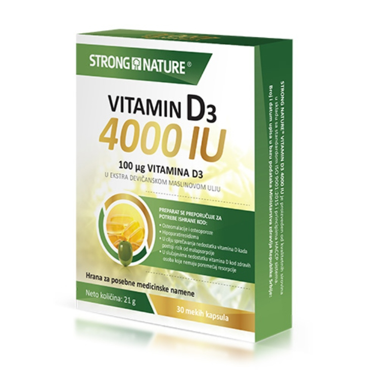 Elephant Vitamin D3 4000 IJ 30 kapsula