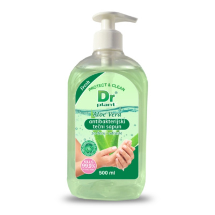 Dr Plant antibakterijski tečni sapun Aloe Vera 500ml