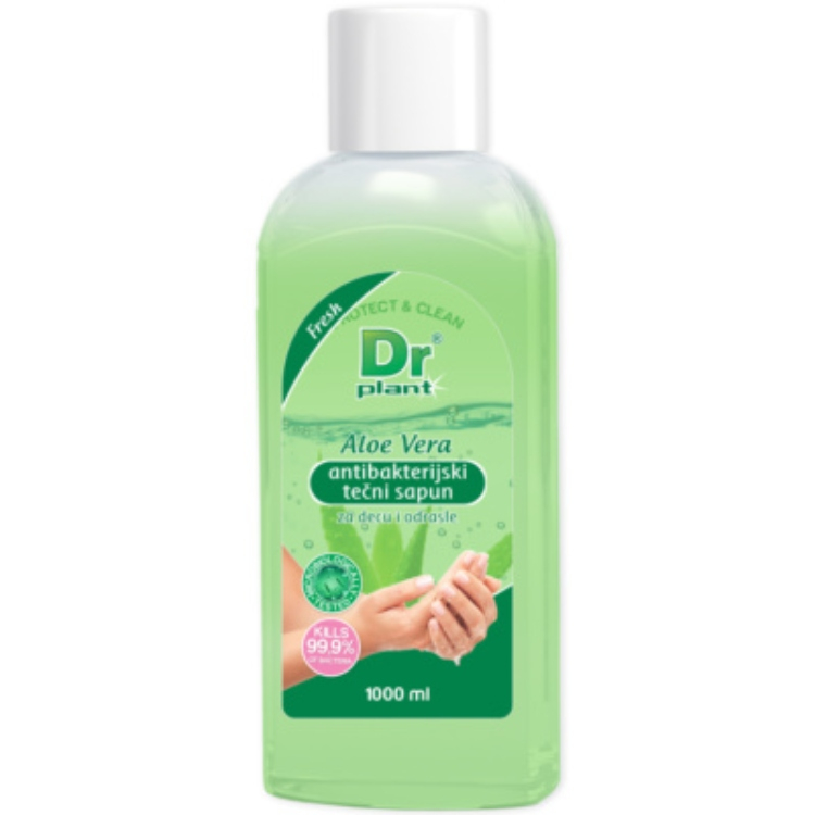 Dr Plant antibakterijski tečni sapun Aloe Vera Fresh 1l