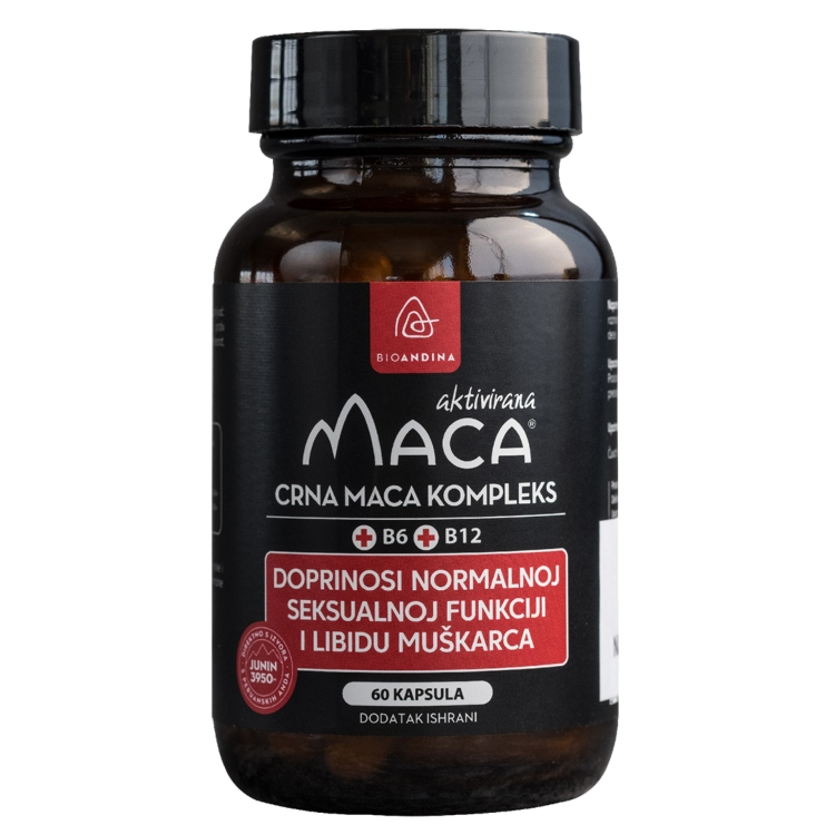 Bioandina Crna Maca kompleks 60 kapsula