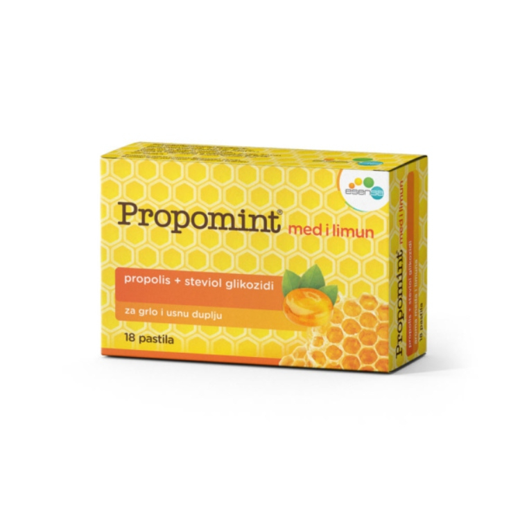 Propomint Med i limun 18 pastila