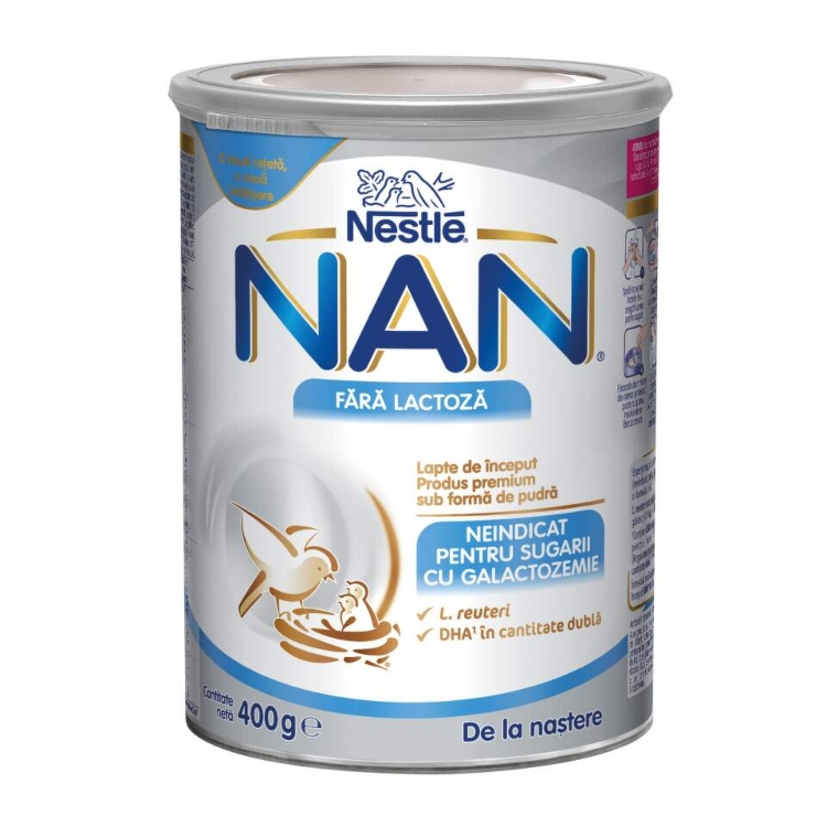 NAN bez laktoze 0m+ 400g