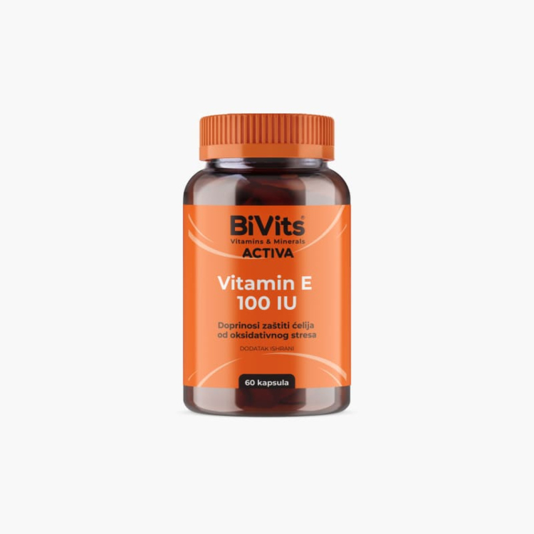 BiVits Activa Vitamin E 100 IU 60 kapsula