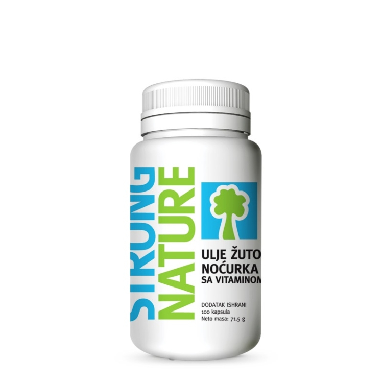 Strong Nature Ulje Noćurka + Vitamin E 100 kapsula
