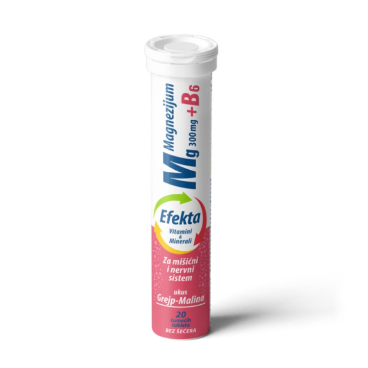 Efekta Magnezijum + vitamin B6 20 šumećih tableta