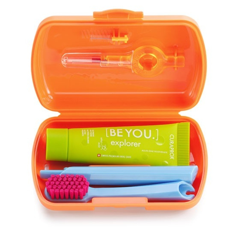 Curaprox putni set narandžasti