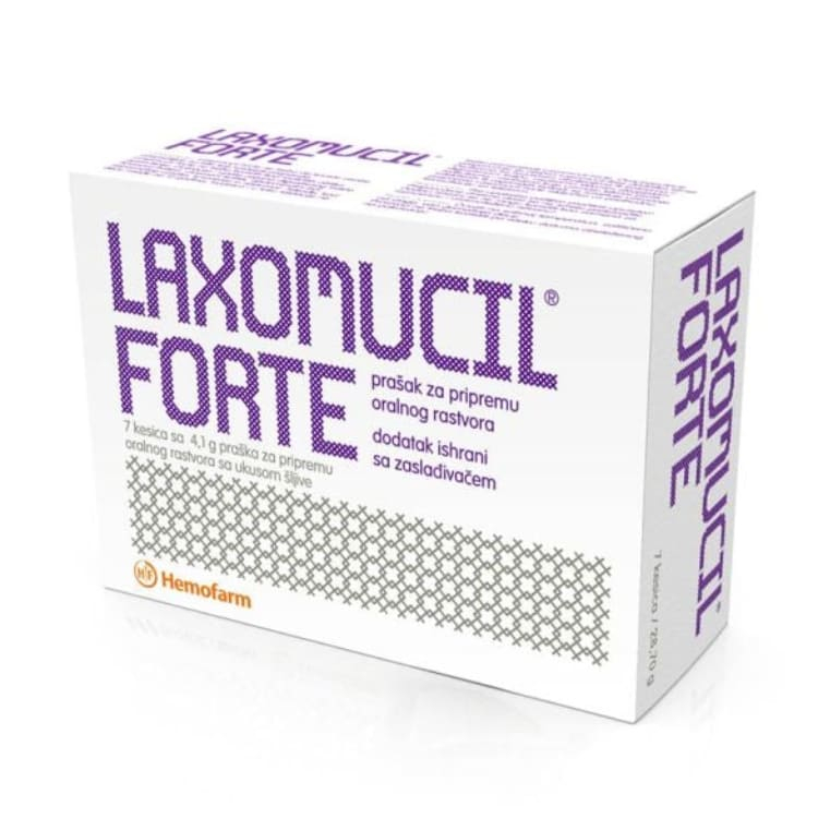 Laxomucil Forte 7 kesica