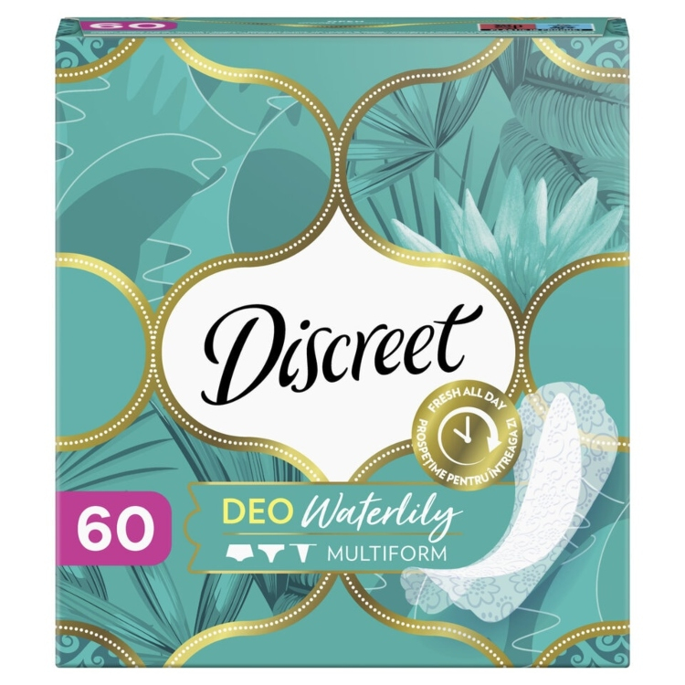 Discreet Deo Water Lily dnevni ulošci 60 komada