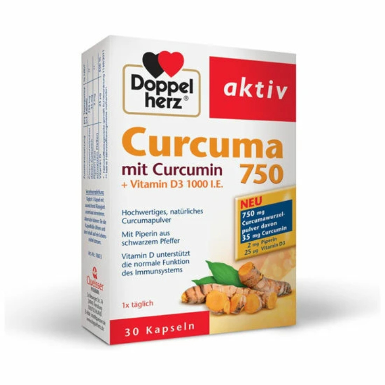 Doppelherz Aktiv Kurkuma 750 30 kapsula