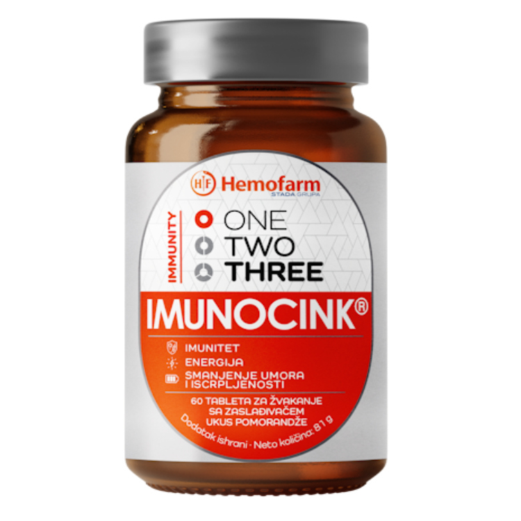 One Two Three Imunocink za odrasle 60 tableta za žvakanje