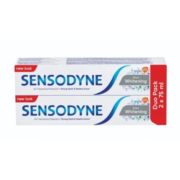 Sensodyne Extra Whitening pasta za zube duo pakovanje 2x75ml