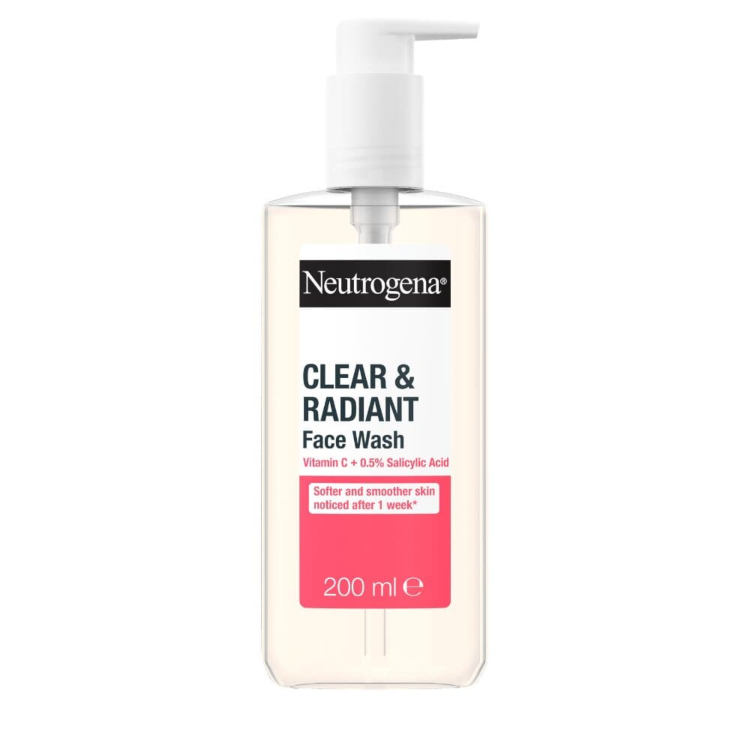 Neutrogena Clear & Radiant gel za umivanje crveni grejp 200ml