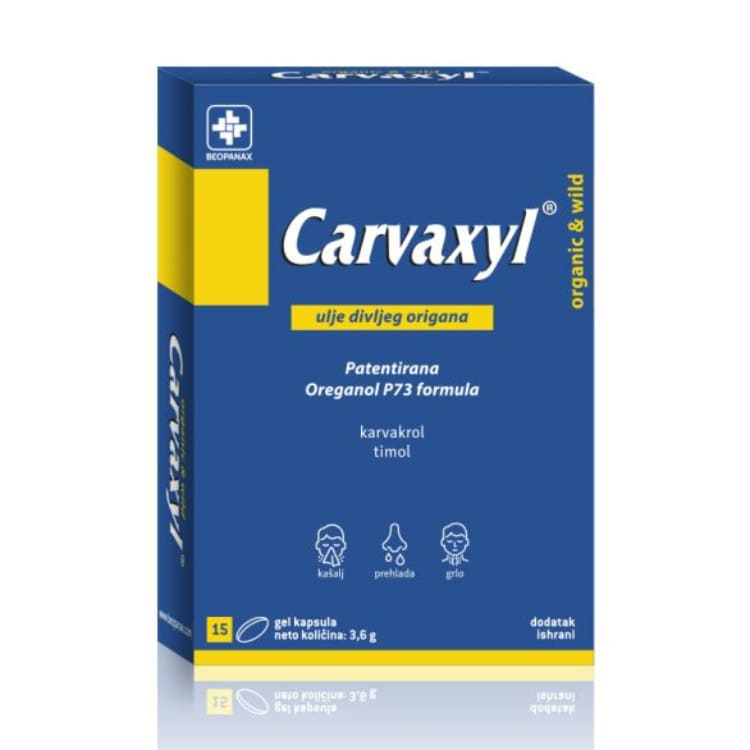 Carvaxyl divlji origano 15 kapsula