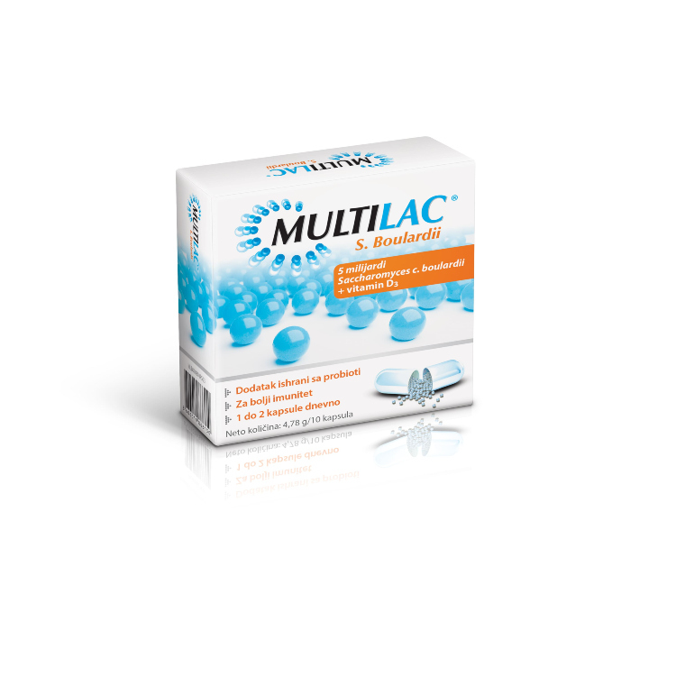Multilac S.Boulardii 10 kapsula