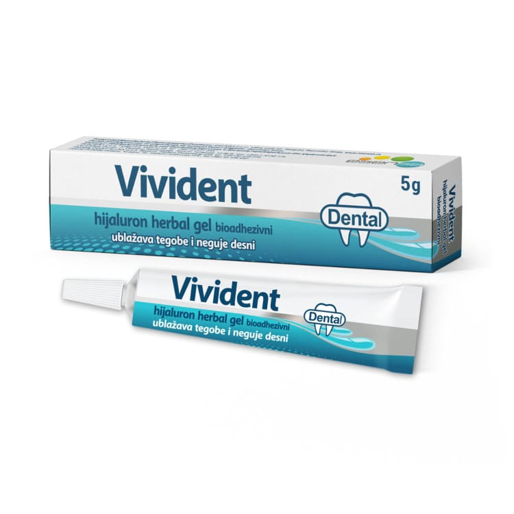 Vivident Herbal gel za desni sa hijaluronskom kiselinom 5g
