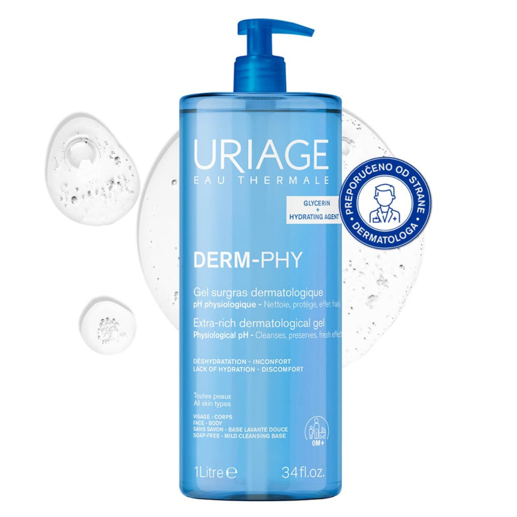 Uriage ekstra bogati gel za tuširanje 1000ml