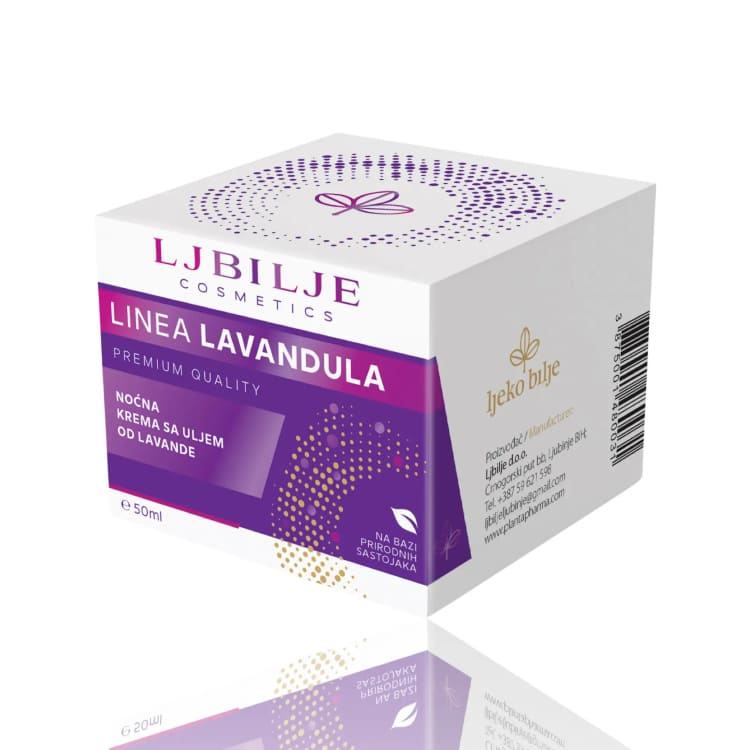 Ljekobilje noćna krema sa uljem lavande 50ml