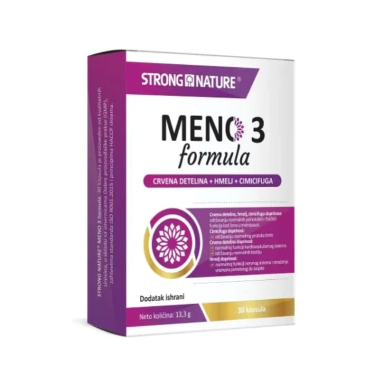 Strong Nature Meno 3 Formula 30 kapsula