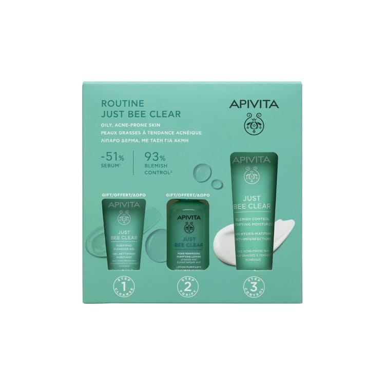 Apivita Just Bee Clear rutina set