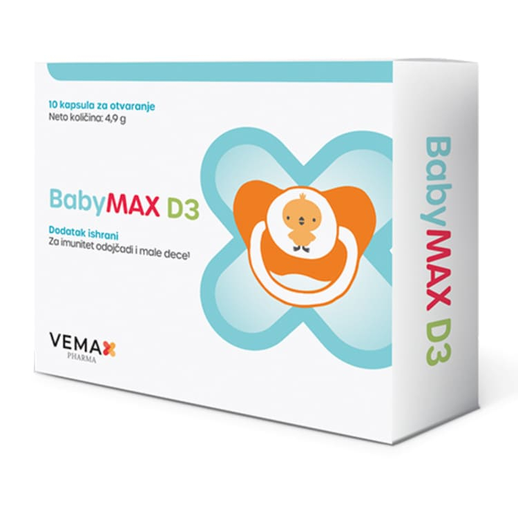 BabyMAX D3 10 kapsula