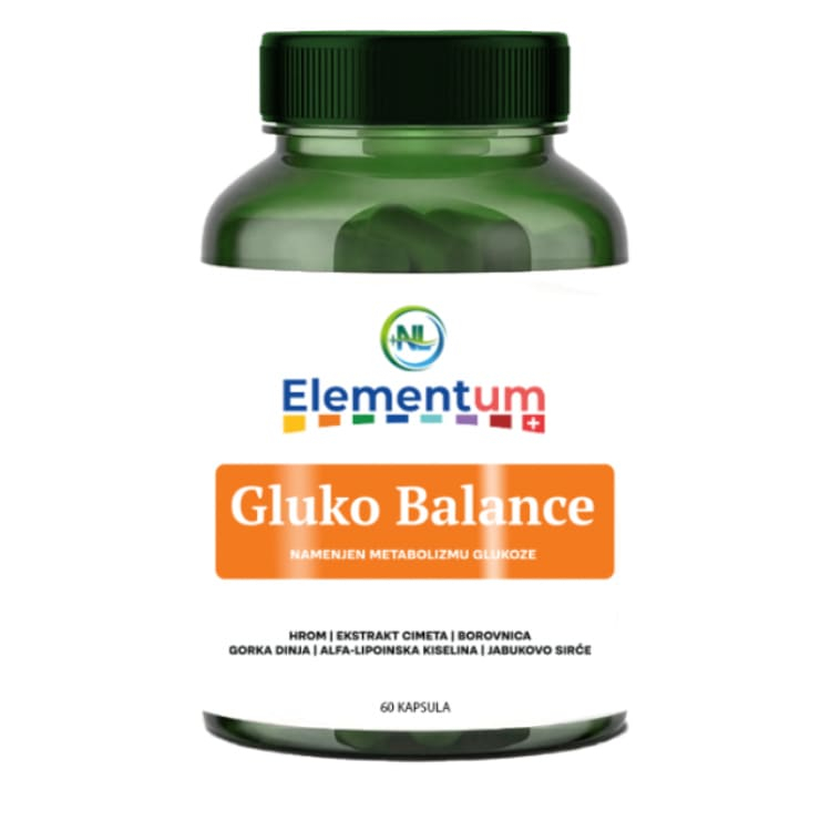 Elementum Gluko Balance 60 kapsula